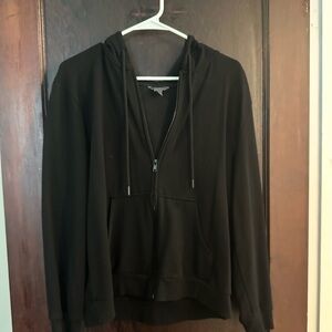 Eddie Bauer Black Zip-Up Hoodie